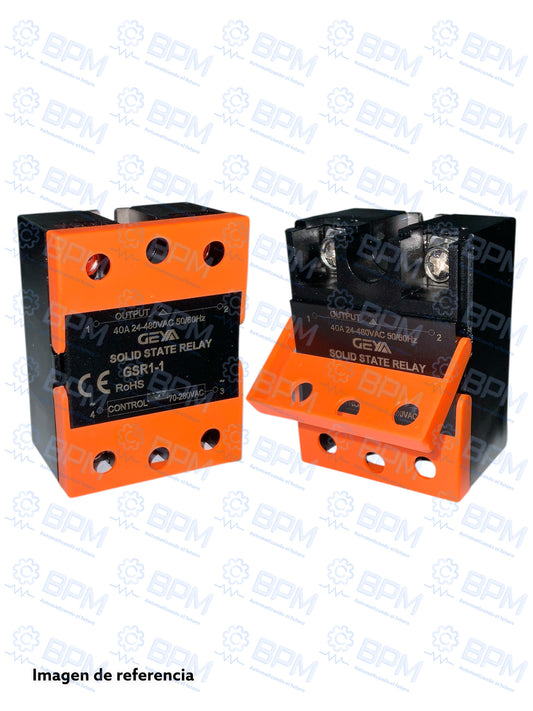 Relevador de Estado Solido - 40A - DC/AC