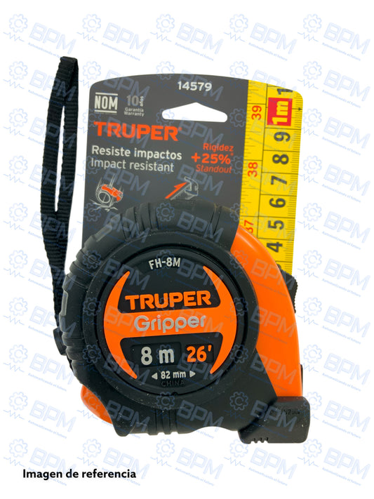 Flexómetro Gripper 8m