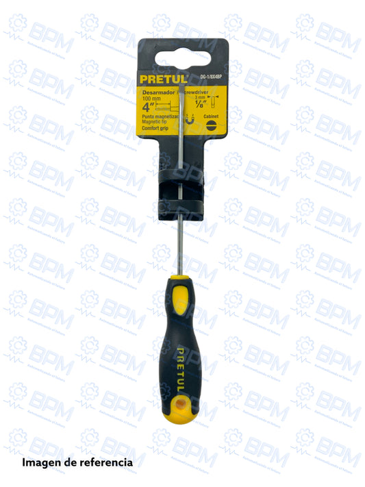 Desarmador plano 1/8, 9"x6"