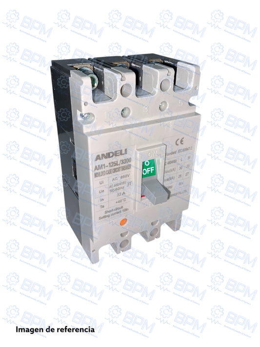 Interruptor caja moldeada 3P 32A