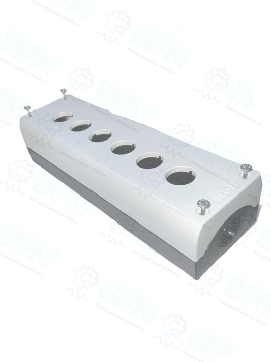 Caja botonera 6 orificios M22-I6