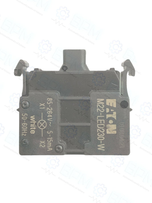 Led frontal M22-LED230-W