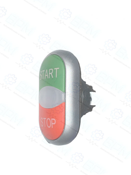 Botón start-stop M22-DDL-GR-GB1/GB0