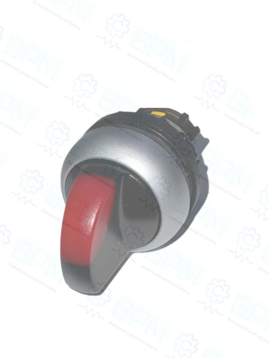 Selector ON-OFF rojo M22-WLK-R