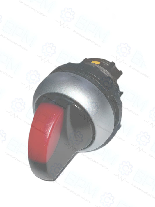 Selectro ON-OFF rojo M22-WLK3-R