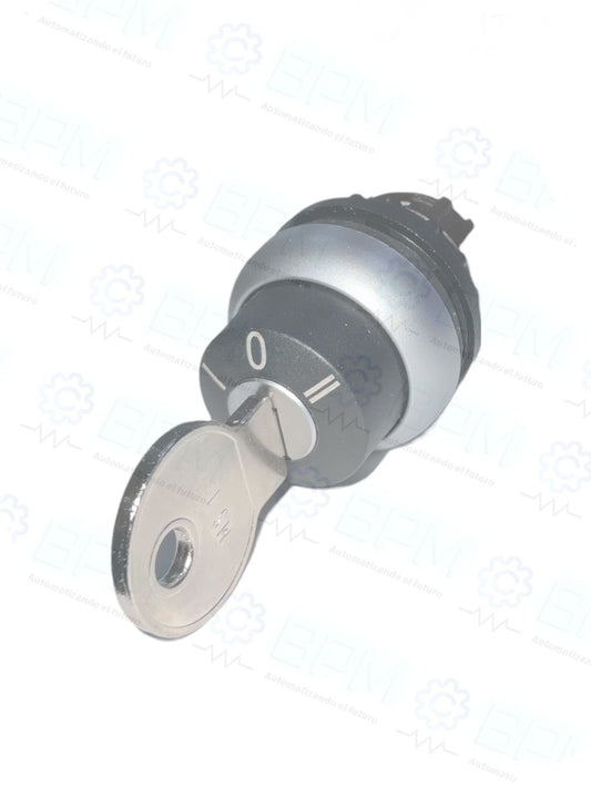 Selector de llave ON-OFF-ON M22-WRS3