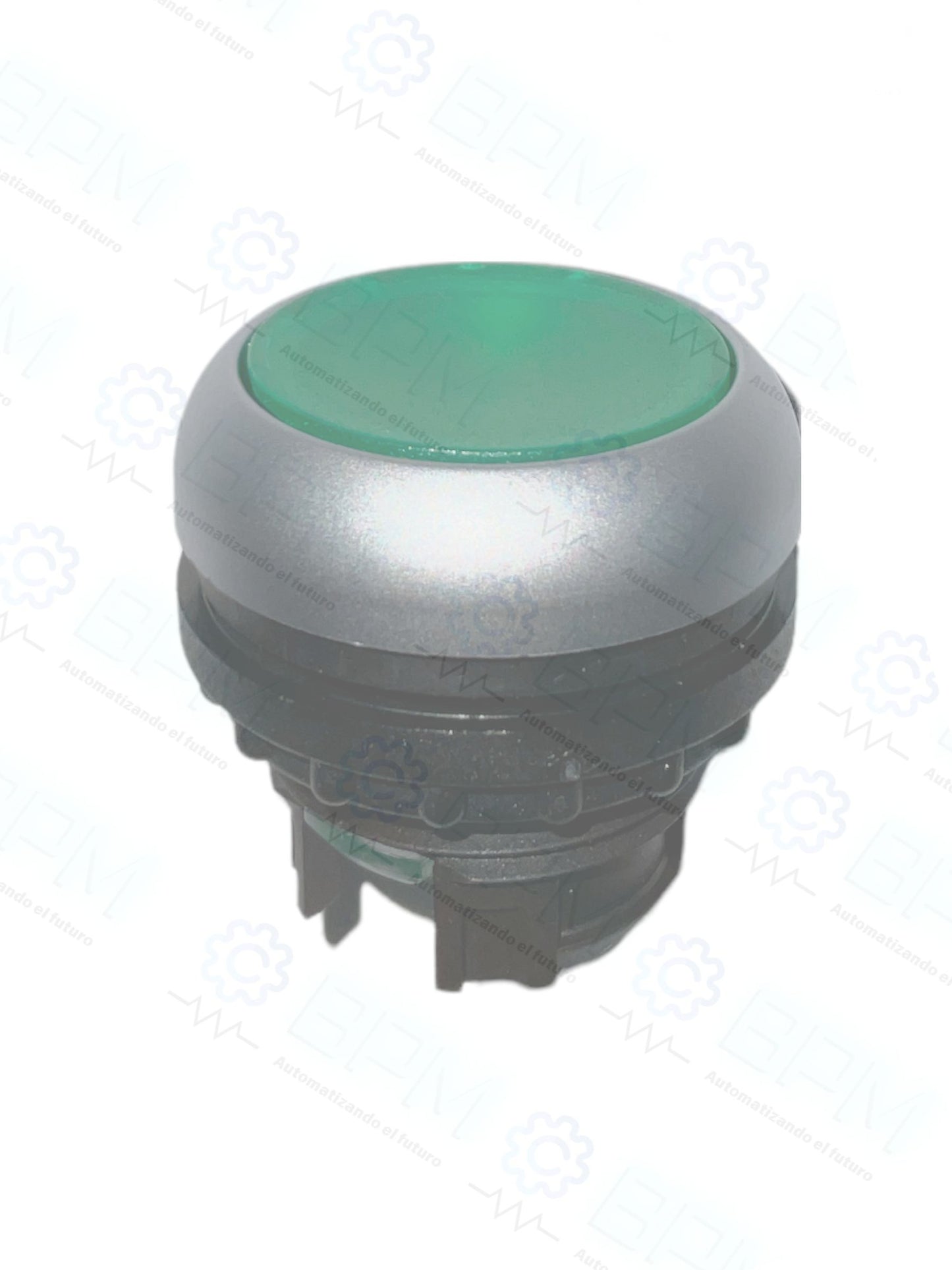 Botón iluminado verde M22-DL-G