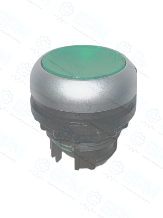 Botón iluminado verde M22-DL-G