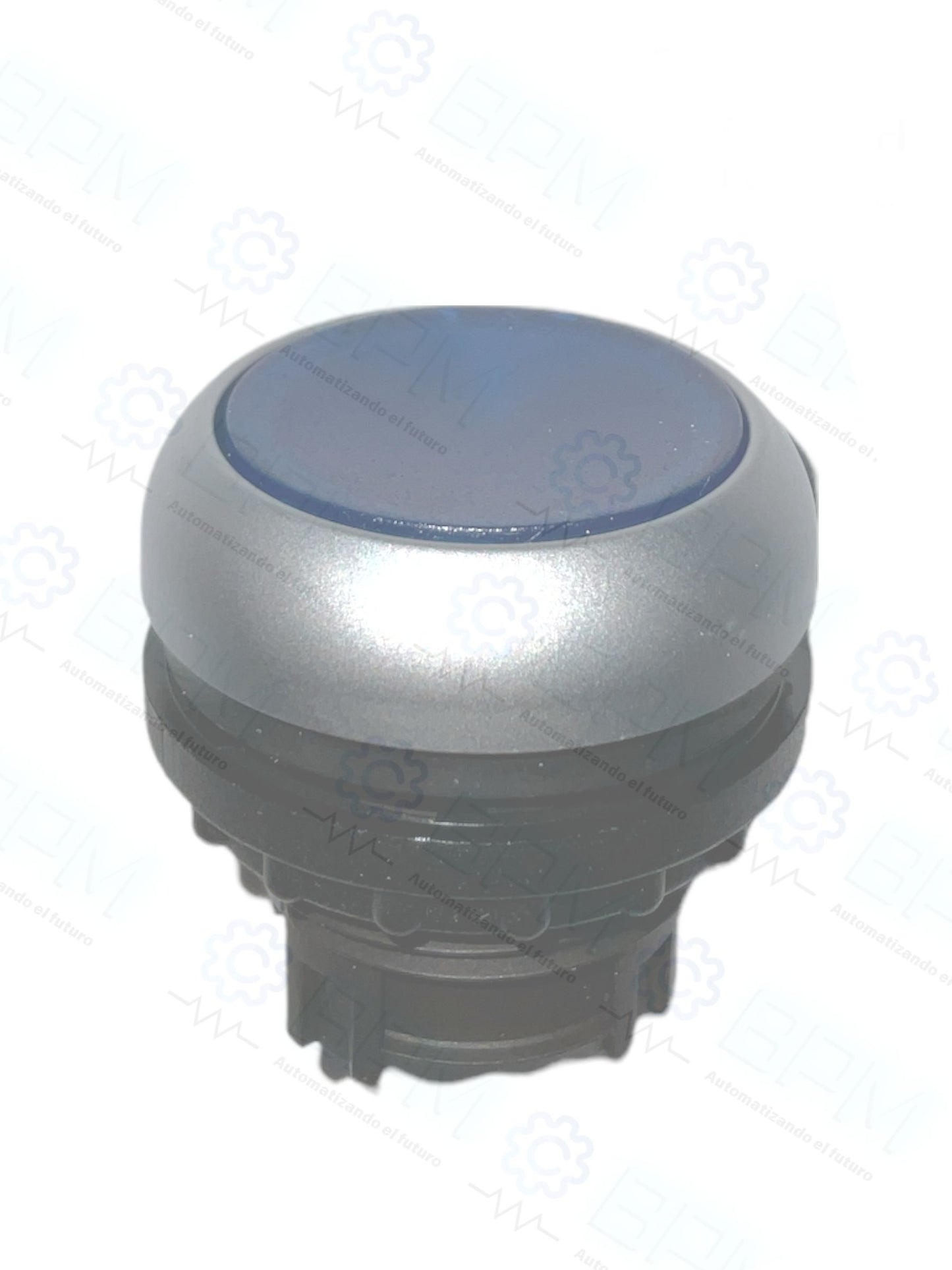 Botón azul iluminado M22-DL-B