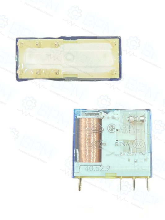 Relevador 2 polos 12Vdc