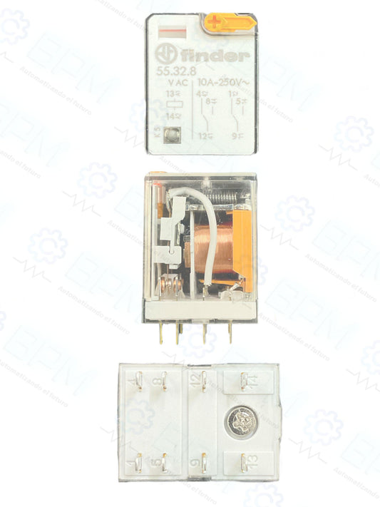 Relevador tipo industrial 120Vac