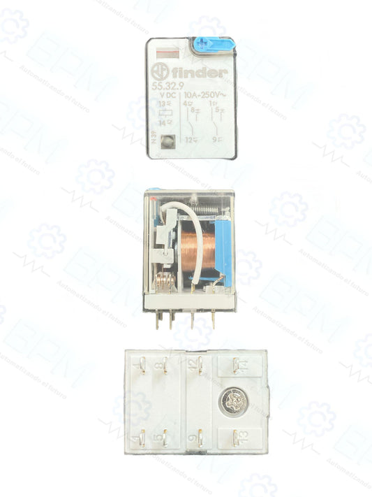 Relevador tipo industrial 125Vdc