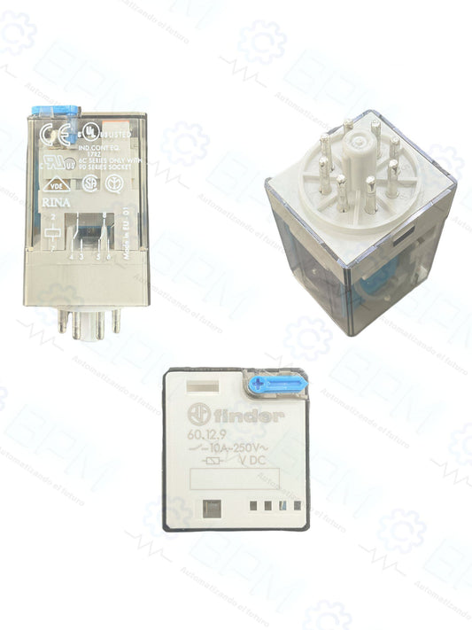 Relevador industrial tipo octal 120Vdc