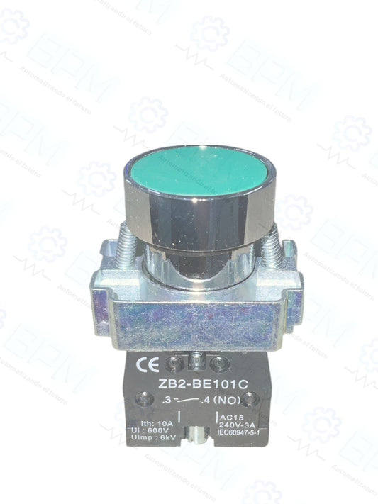 Boton verde c/retorno BA31