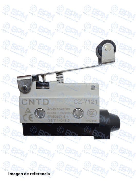 Interruptor con rodillo frontal medio CZ-7121