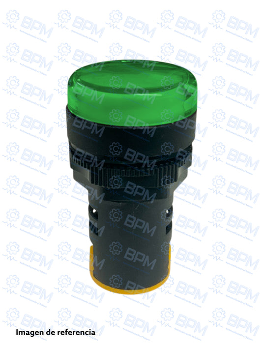 Foco Piloto Verde AD16B-22DS-G-120v