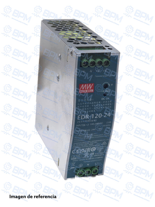 Fuente de poder EDR-120-24, 5Amper