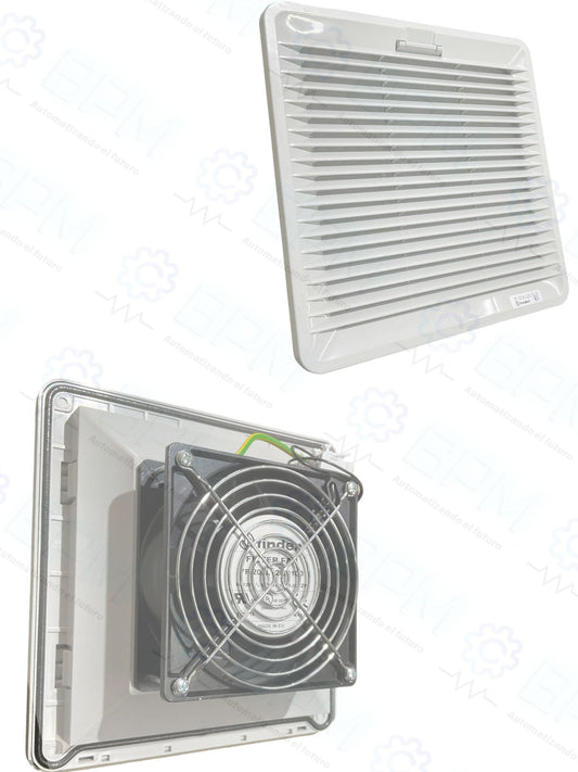 Ventilador con filtro 177x177mm 120v