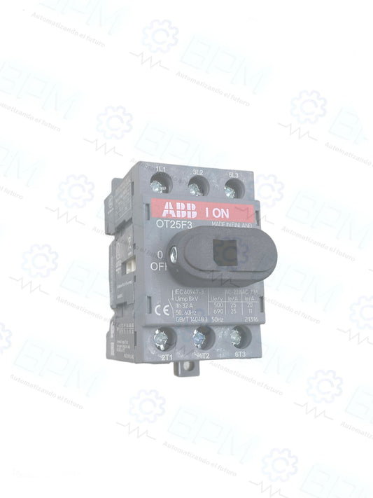 Desconectador ABB OT25F3