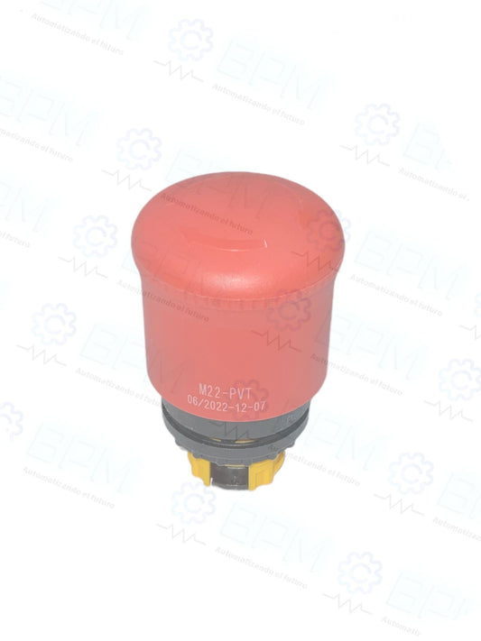 Paro de emergencia con giro M22-PVT