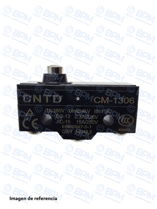 limit switch tipo botón CM-1306
