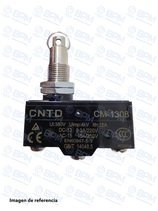 Interruptor limite de rodillo frontal fijo CM-1308