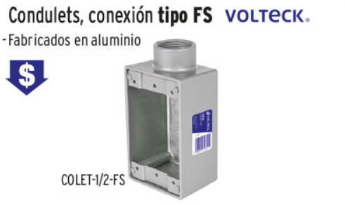Condulet consexion tipo FS 3/4"
