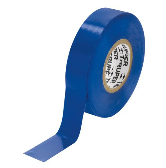 Cinta de aislar de 18 m x 19 mm, azul